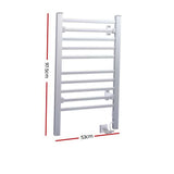 Devanti 10 Bar Heated Towel Rail - Image 03