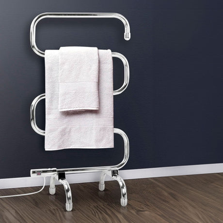 Devanti Freestanding 5 Bar Heated Towel Rail - Image 02