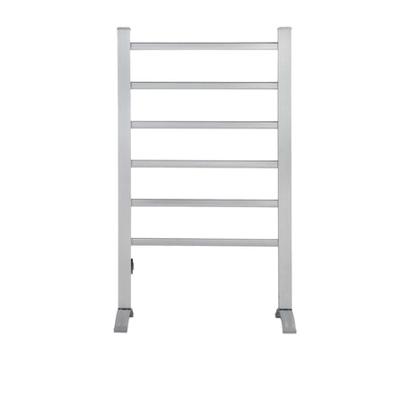 Devanti Freestanding 6 Bar Heated Towel Rail - Image 01