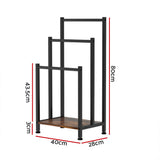 Devanti 3 Tier Freestanding Towel Rack - Image 03