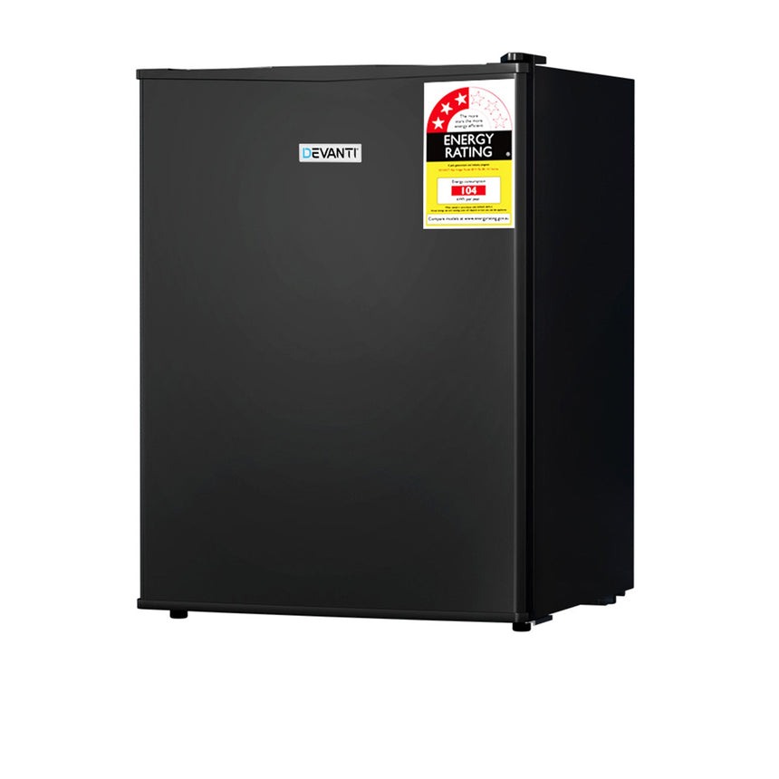 Devanti Mini Bar Fridge 70L Black - Image 01