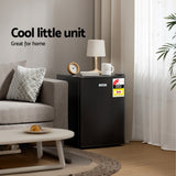 Devanti Mini Bar Fridge 70L Black - Image 02