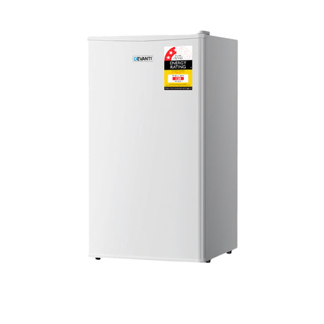 Devanti Mini Bar Fridge 95L White - Image 01