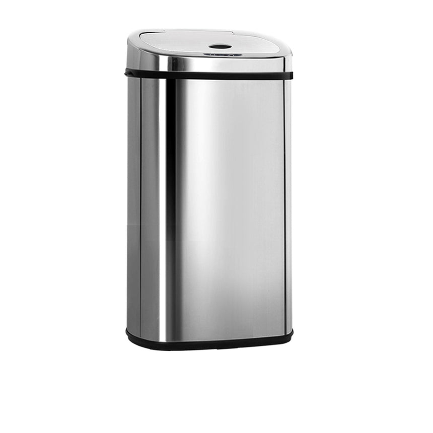 Devanti Motion Sensor Bin 50L Silver - Image 04