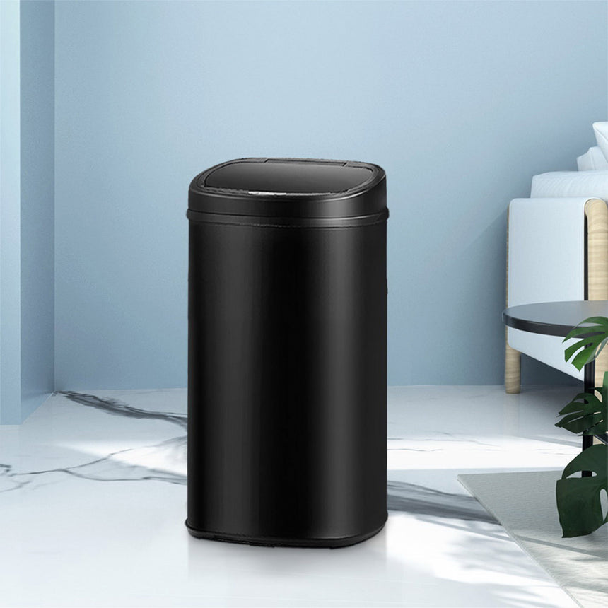 Devanti Motion Sensor Bin 58L Black - Image 06