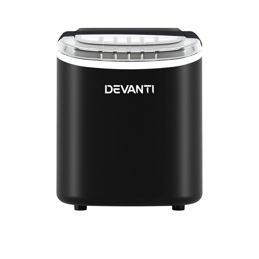 Devanti Portable Ice Maker Machine 1.3L Black - Image 03