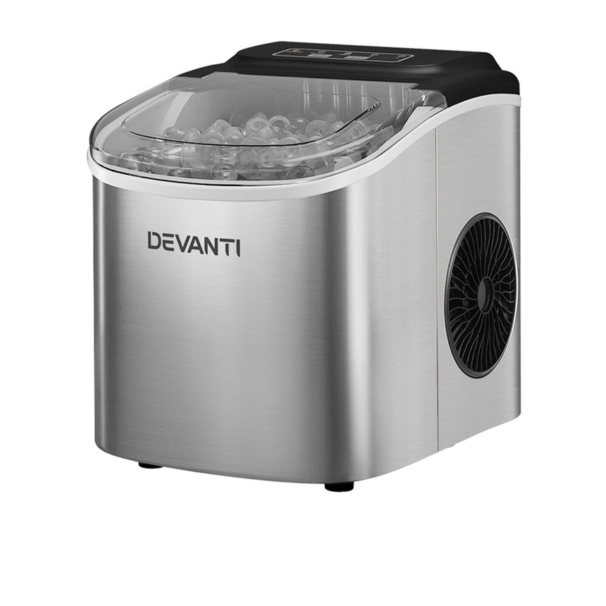 Devanti Portable Self Cleaning Ice Maker with Scoop 1.3L - Image 01