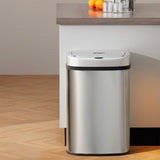 Devanti Motion Sensor Bin 50L Stainless Steel - Image 02