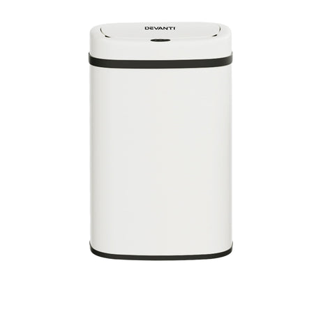 Devanti Motion Sensor Bin 50L White - Image 01