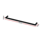 Devanti Single Towel Rack Black - Image 03