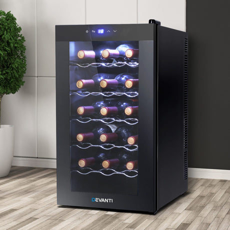 Devanti Thermoelectric Wine Cooler 18 Bottle - Image 02