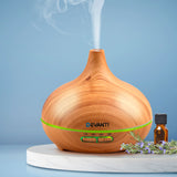 Devanti Aroma Diffuser 300ml Light Wood Grain - Image 02