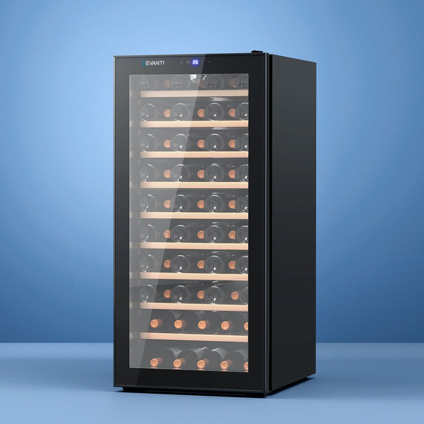 Devanti Wine Cooler Fridge 66 Bottle - Image 02