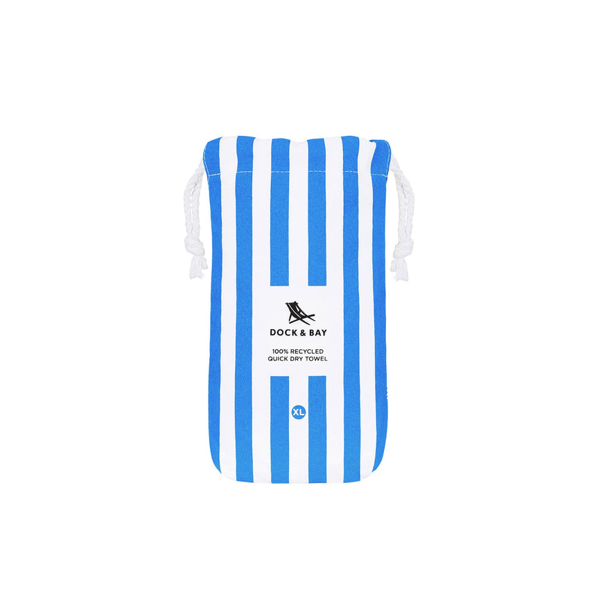 Dock & Bay Cabana Collection Beach Towel XL Bondi Blue - Image 03