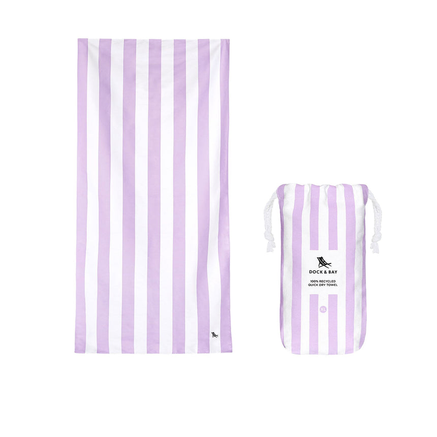 Dock & Bay Cabana Light Collection Beach Towel XL Lombok Lilac - Image 01