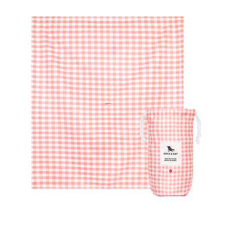 Dock & Bay Picnic Blanket Extra Large Strawberries & Cream - Image 01