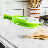 Dreamfarm Spina Colander Green in White - Image 06