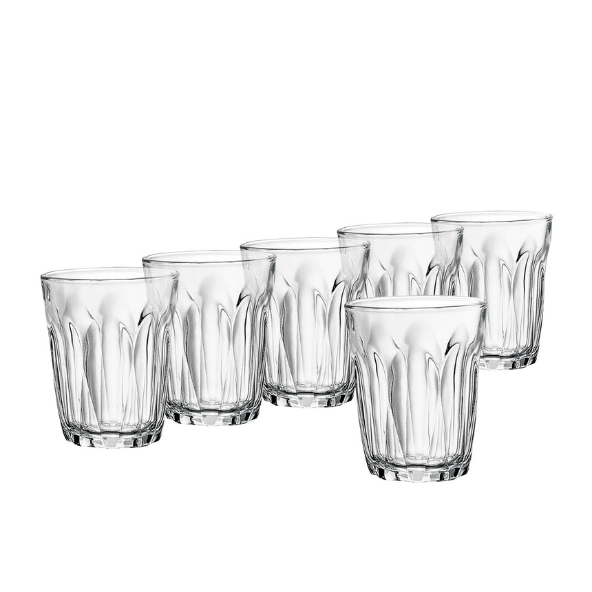 Duralex Provence Clear Tumbler Glasses 130ml Set of 6 - Image 01