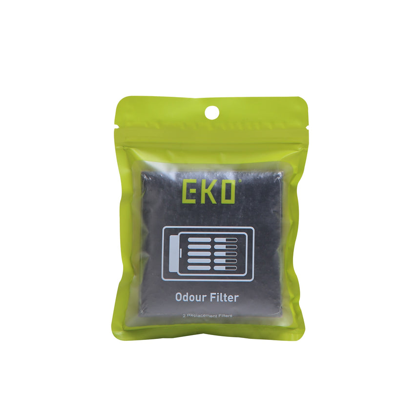 EKO Carbon Odour Filter Set of 2 in Black - Image 01