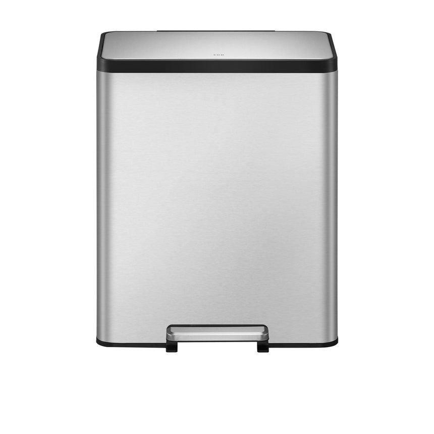 EKO EcoCasa II Step Can 36 Litre+24 Litre Stainless Steel - Image 01