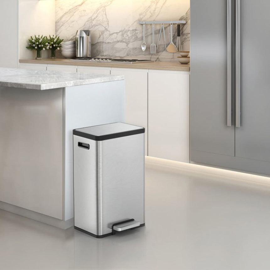 EKO EcoCasa II Step Can 36 Litre+24 Litre Stainless Steel - Image 02