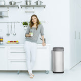 EKO Ecosmart Sensor Bin 80L Stainless Steel - Image 03