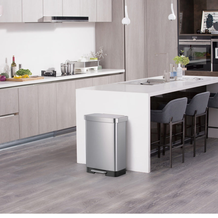 EKO Hudson Step Can 50L Stainless Steel - Image 02