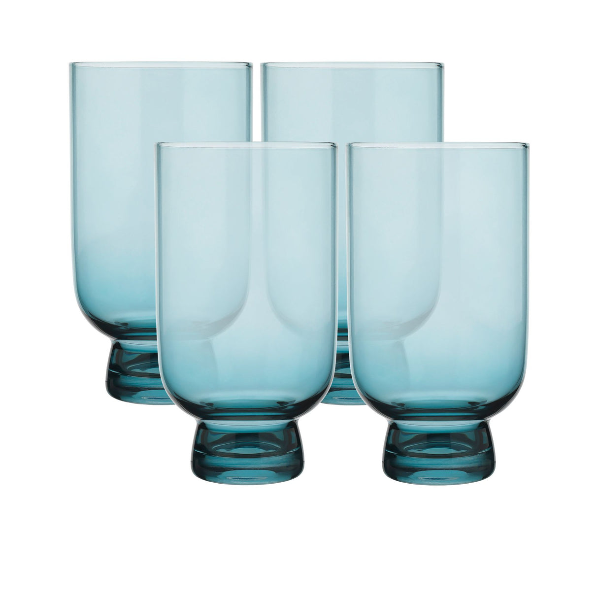 Ecology Arlo Highball Glass 475ml Set of 4 Indigo - Image 01