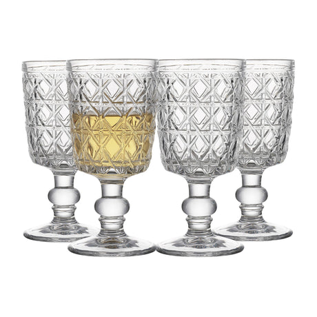 Ecology Rattan Goblet 265ml Set of 4 - Image 01