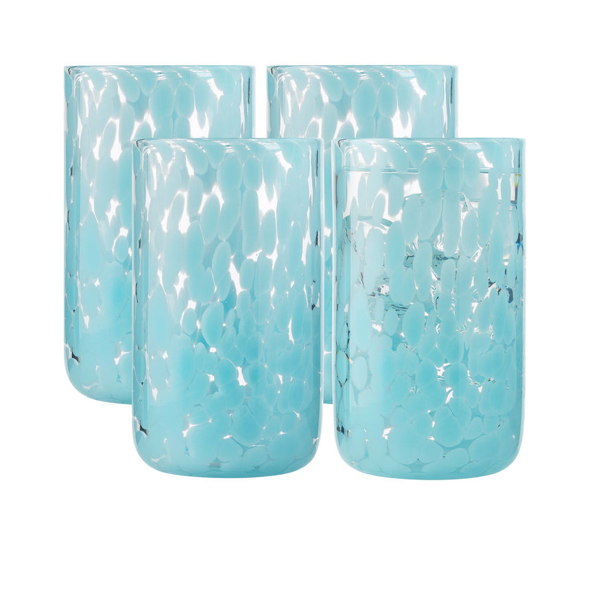 Ecology Samara Hi Ball 400ml Set of 4 in Blue - Image 01