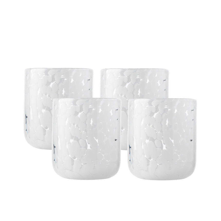 Ecology Samara Tumbler 250ml Set of 4 in White - Image 01