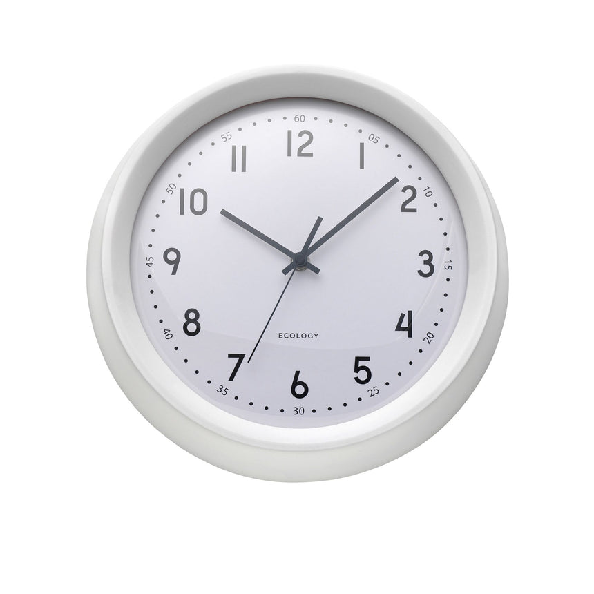 Ecology Sandglass Wall Clock 30cm White - Image 01