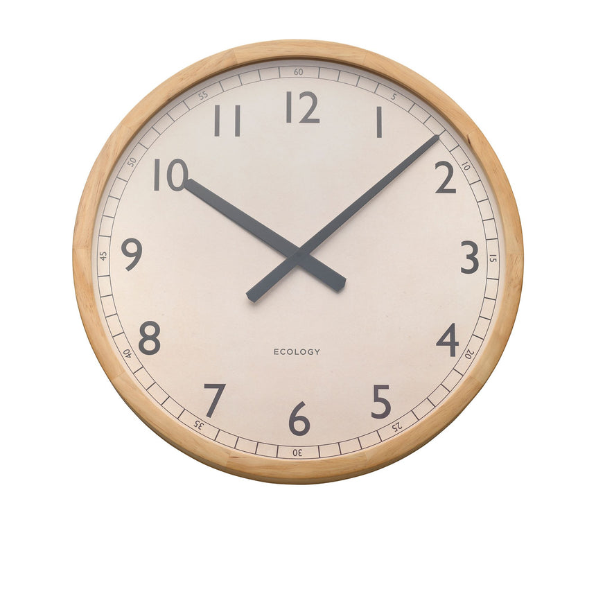 Ecology Sandglass Wall Clock 50cm Pine - Image 01