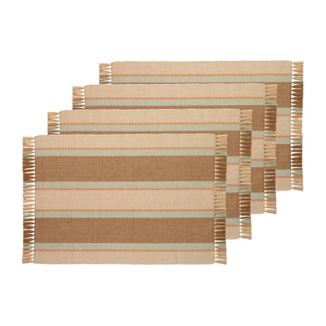 Ecology Sedona Rectangular Placemat Set of 4 Dune - Image 01