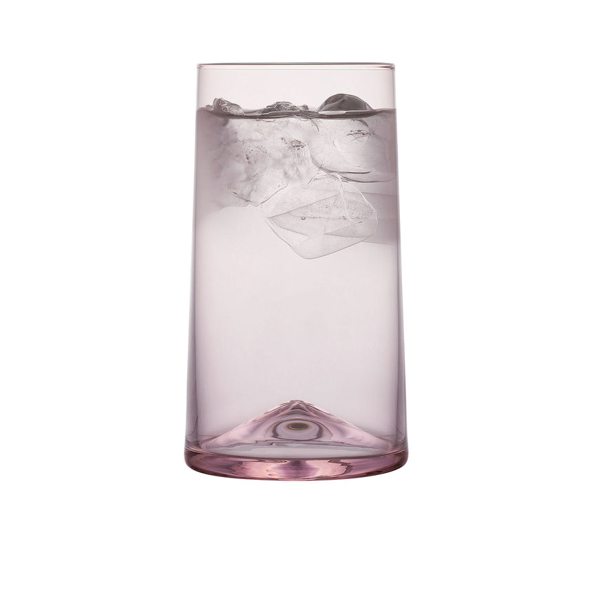 Ecology Sierra Highball Glass 375ml Set of 4 in Pink - Image 02