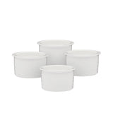 Ecology Signature 4 Piece Ramekin 11x6.5cm in White - Image 01