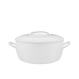 Ecology Signature Casserole with Lid 3.5 Litre in White - Image 01