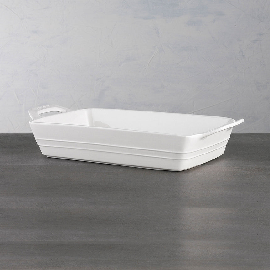 Ecology Signature Rectangular Baker 37x19.5cm in White - Image 03