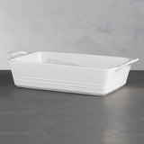 Ecology Signature Rectangular Lasagne Baker 40x21.5x9.6cm in White - Image 03