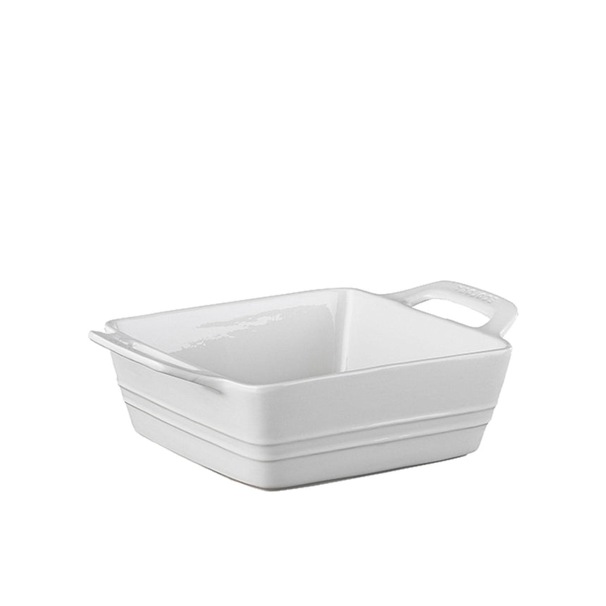 Ecology Signature Square Baker 24cm in White - Image 01