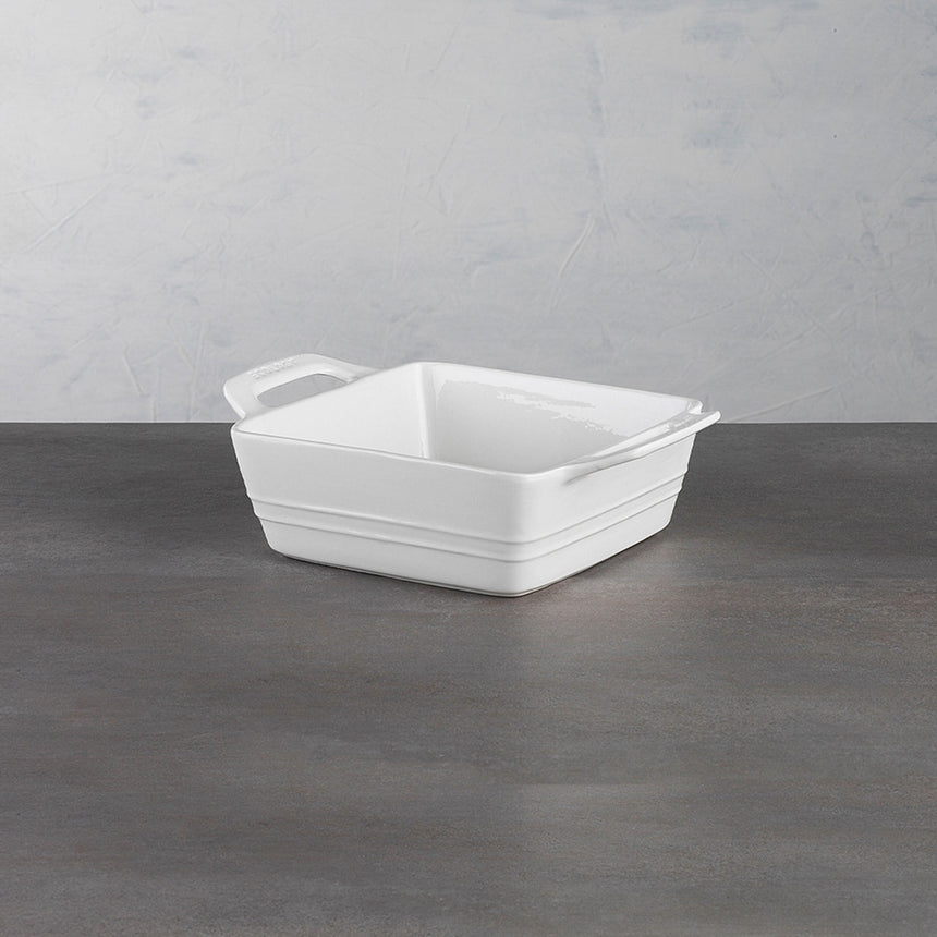 Ecology Signature Square Baker 24cm in White - Image 03