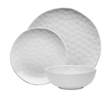 Ecology Speckle 12 Piece Dinner Set Milk - Image 01