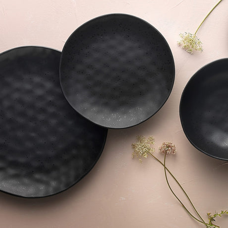 Ecology Speckle 12 Piece Dinner Set Ebony - Image 02