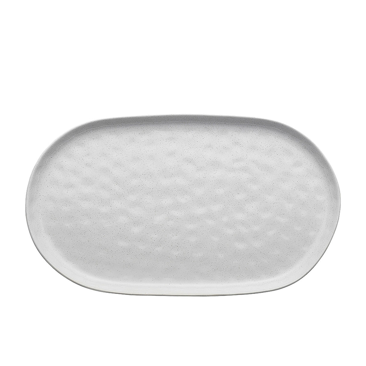 Ecology Speckle Oval Serving Platter Milk - Image 01