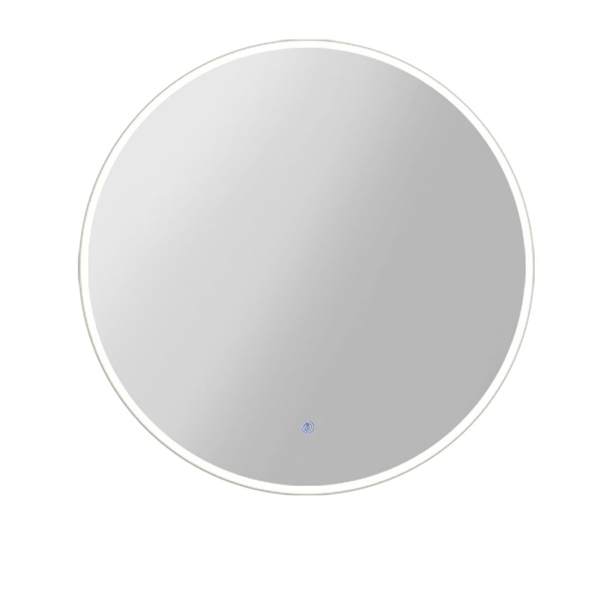 Embellir Round Bathroom Wall Mirror with LED Light 70cm - Image 01