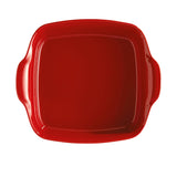 Emile Henry Square Baking Dish Burgundy 28cm - Image 05