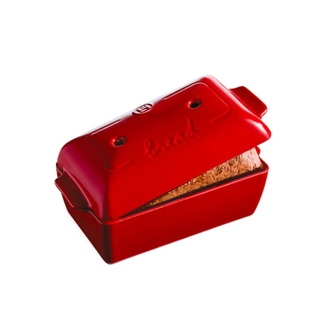 Emile Henry Bread Loaf Baker Burgundy - Image 01