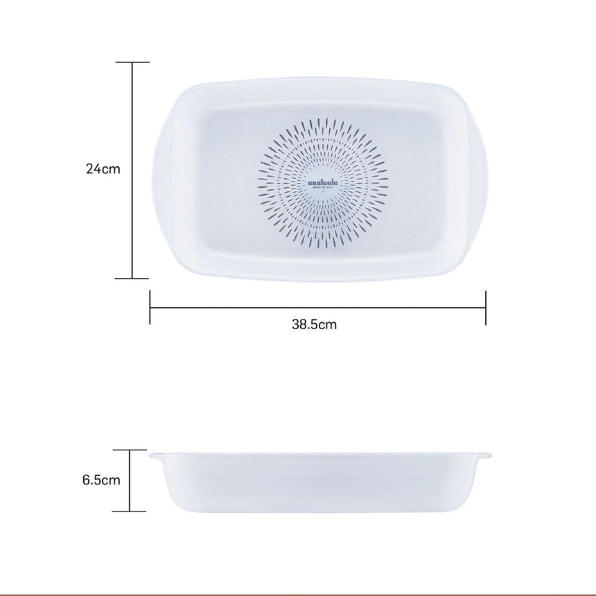 Essteele Ceramic Rectangular Glass Dish 38.5cm - 3.2 Litre - Image 05