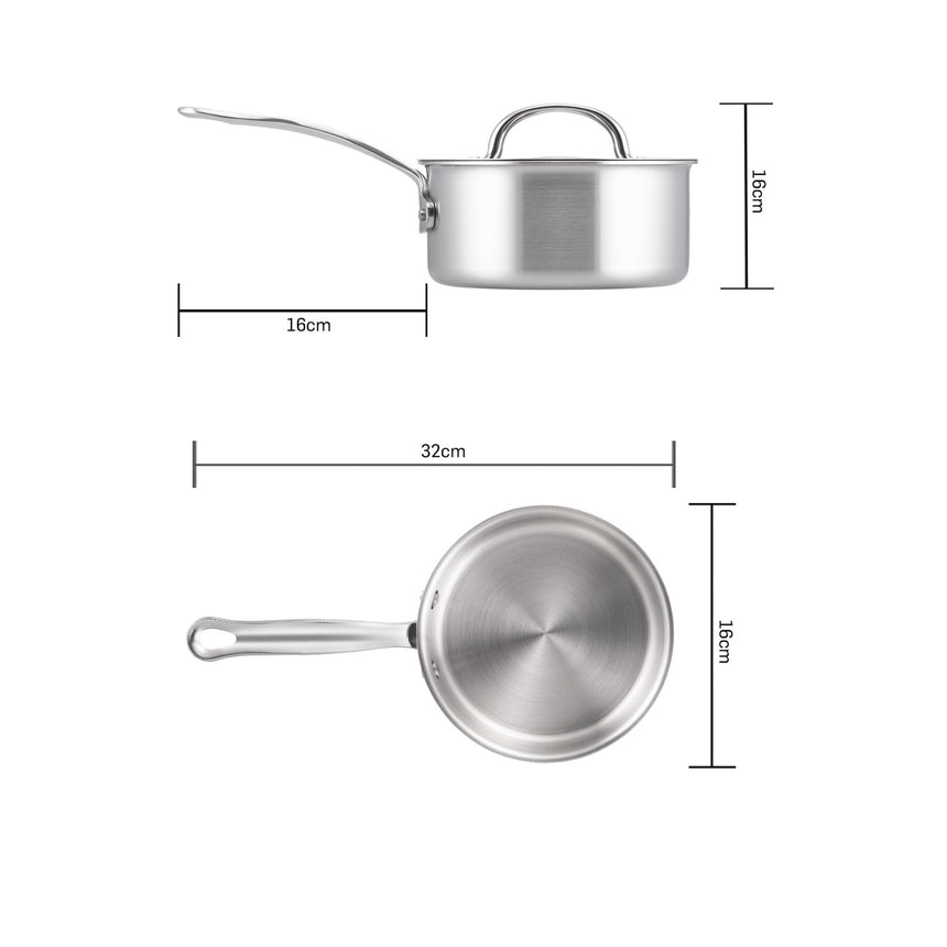 Essteele Per Amore Covered Saucepan 16cm - 1.4 litre - Image 05