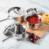 Essteele Per Vita 3 Piece Saucepan Set - Image 02